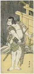 Sakata Hangoro III en tant que Tanba no Suketaro, 1791