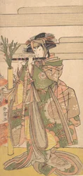 Le troisième Segawa Kikunojo en femme, vers 1780
