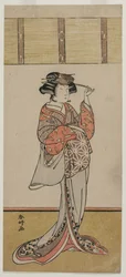 Iwai Hanshiro IV comme Oiso no Tora, vers le milieu des années 1770