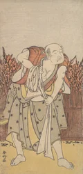 Le Deuxième Nakamura Sukegoro en Vieil Homme, vers 1788
