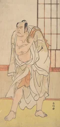 Le Troisième Otani Hiroji en lutteur