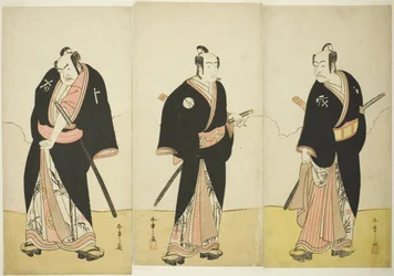 Les acteurs Ichikawa Danjôrô V (Gokuin Sen