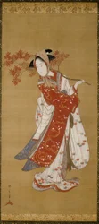 Danseuse avec une branche d