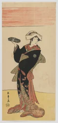 Acteur de Kabuki Nakamura Riko, époque Edo, c.1791-92