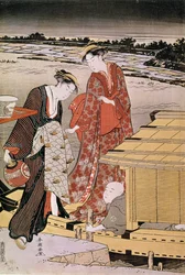 Crépuscule sur la rivière Sumida