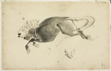 Cheval au galop, c.1815-1849