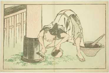 Artisan travaillant sur le Temple, du Livre d