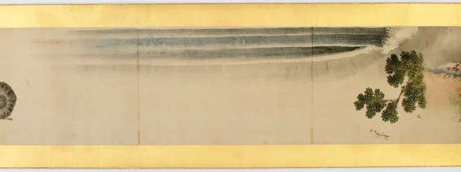 Rouleau de main avec images diverses, période Edo, 1839 (détail)
