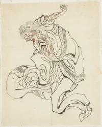 Oni féminin (illustration pour un conte populaire)