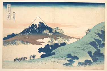 Le mont Fuji vu depuis le col d
