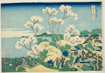 Colline de Goten à Shinagawa sur le Tokaido, de la série "Trente-six vues du mont Fuji"
