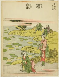 Hamamatsu, de la série "Les cinquante-trois stations du Tokaido (Tokaido gojusan tsugi)"