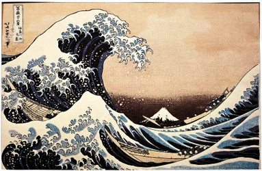 Japon, peinture de La Grande Vague