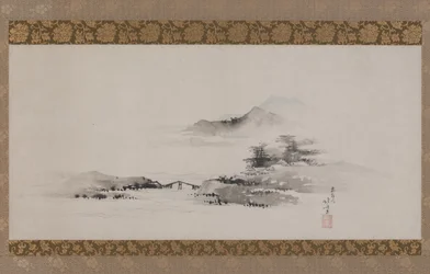Paysage, période Edo, vers 1801-02