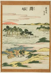 Maisaka, de la série "Les cinquante-trois stations du Tokaido"