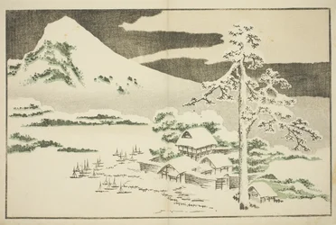 Mont Fuji en hiver, du Livre d