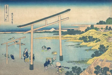 Baie de Noboto, de la série Trente-six vues du mont Fuji, ca. 1830-32