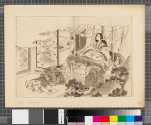 Scènes de la guerre entre le Japon et la Corée, fin du XVIIIe-début du XIXe siècle (encre et lavis sur papier)