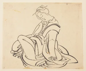 Femme assise