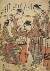 Le sixième mois, lavage du palanquin, vers 1793