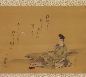 Le poète divin Kakinomoto no Hitomaro