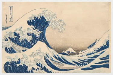 « Sous la vague au large de Kanagawa », tiré de la série « Les trente-six vues du mont Fuji »