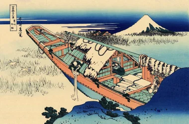 Ushibori dans la province de Hitachi, c.1830