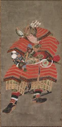 Yoshitsune en guerrier