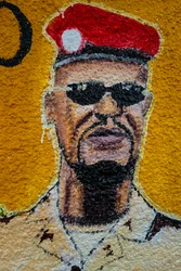 Portrait de Mamadi Doumbouya, Conakry, 2019