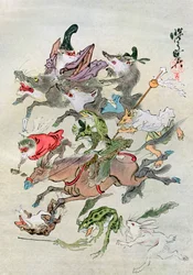 Chasse aux animaux, 1898