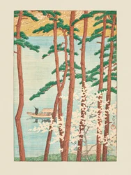 Haru no Arashiyama (Le printemps à Arashiyama) (1934)