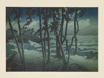 Hinomisaki, Izumo, extrait de la série « Souvenirs de voyages, troisième série »
