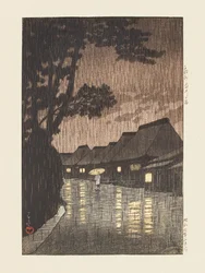 Soshu Maekawa No Ame (Pluie à Maekawa, province de Sagami) (1932)
