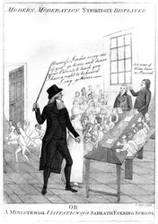 Modération moderne affichée de manière frappante, 1799
