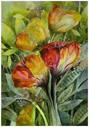 Un jardin aux couleurs éclatantes
