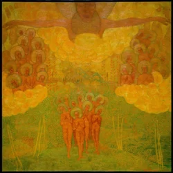 Le Triomphe du Ciel (esquisse pour une fresque)