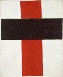 Croix suprématiste hiératique par Malevich, Kasimir Severinovich (1878-1935)