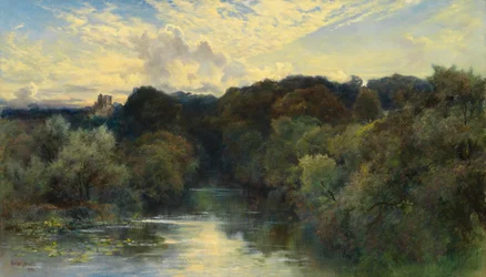 Sur la Greta, Yorkshire, 1890