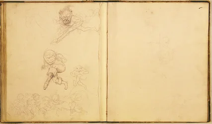 Carnet de croquis pour le 