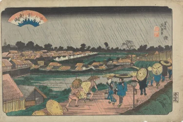 Pluie nocturne au Yoshiwara