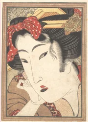 Geisha rejetée de « Passions refroidies par la neige du printemps »