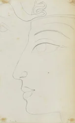 (Tête) de la tombe, Égypte