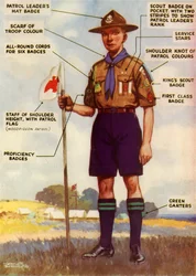 « Uniforme et insignes de scout », 1944