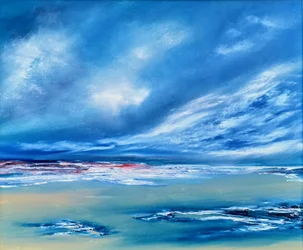 Un horizon bleu spectaculaire