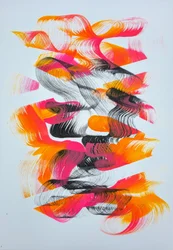 Mouvement abstrait dynamique