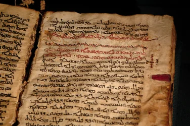 Livre des Évangiles du Ve siècle effacé au VIIIe siècle puis réécrit avec rel..., 2006