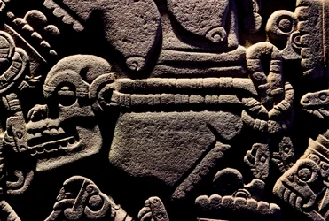Amériques; archéologie; Mexique; Templo Mayor; Grand Temple des Aztèques; Coyolxauhqui
