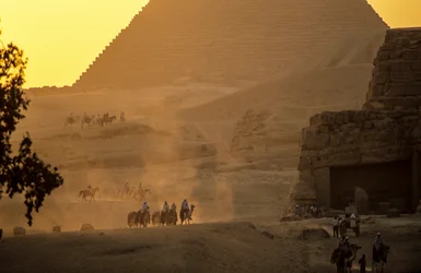 Ancien Empire égyptien; Scènes des pyramides de Gizeh; Gizeh; Égypte