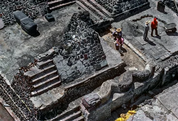 Tenochtitlan, Templo Mayor, Aztèque, calendrier, Mexique, archéologie, Mexico, institut...