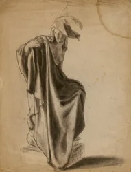 (Sans titre) (Étude de draperie)